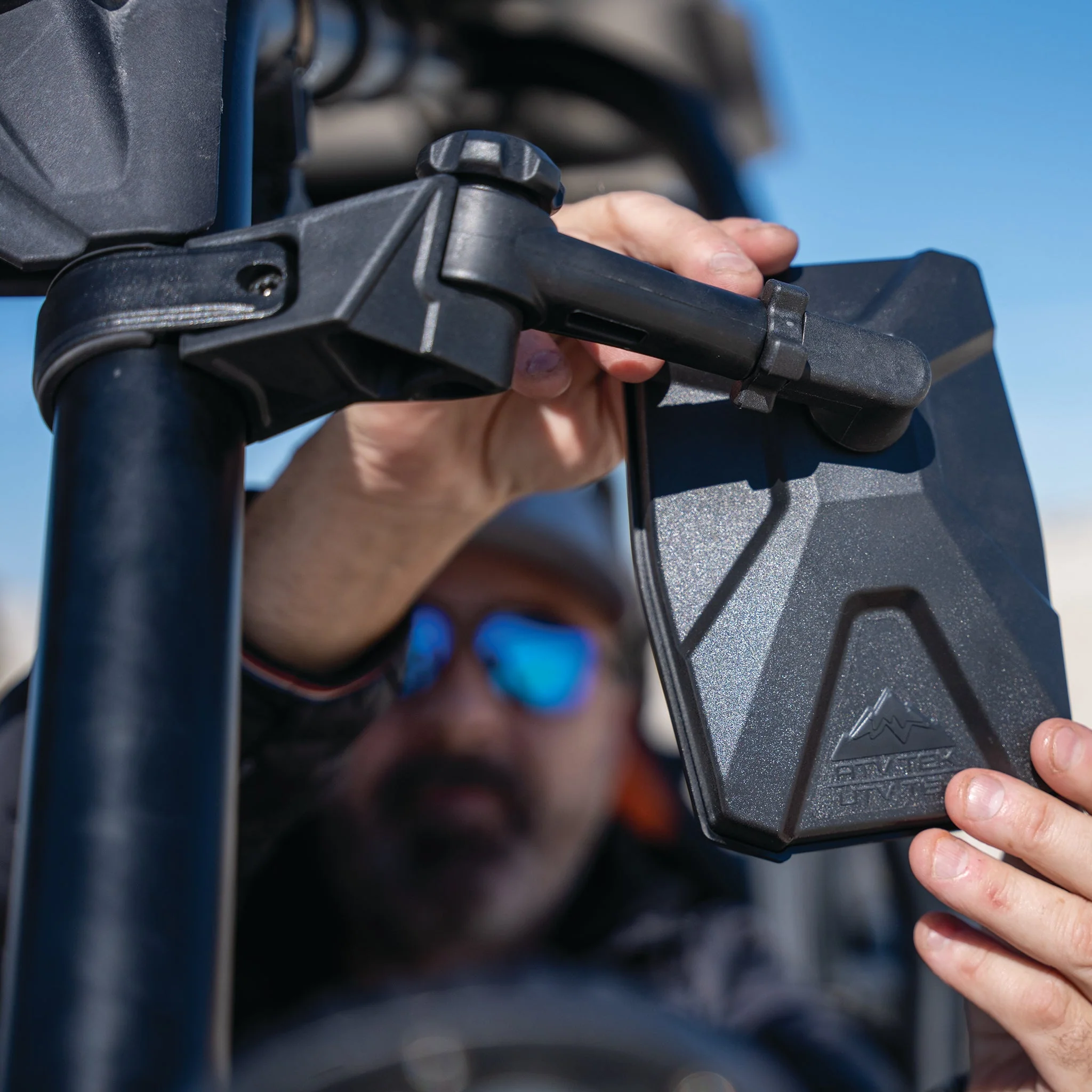 ATV-UTV TEK Clearview UTV Mirror w/ Anti Vibration & Breakaway - Custom Clamp System - Image 5
