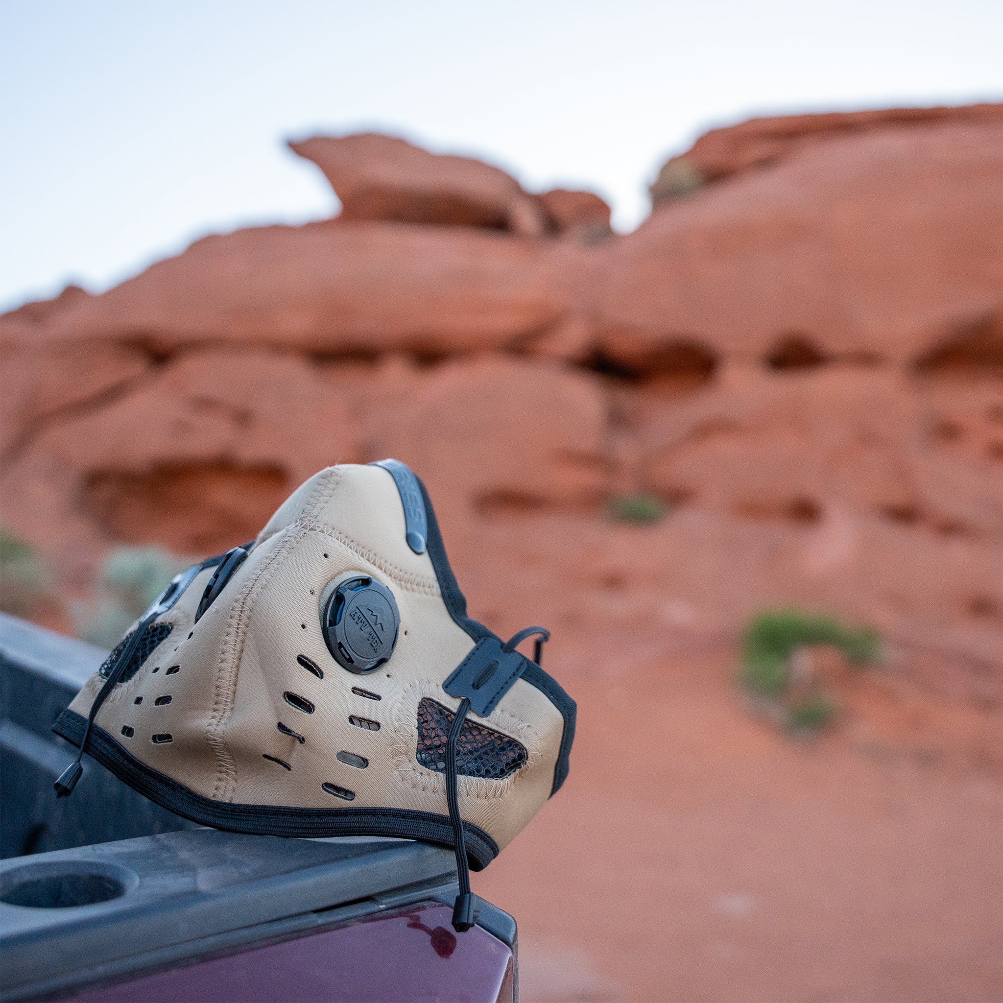 ATV-UTV TEK Elite Neoprene Dust Mask Tan - Image 2