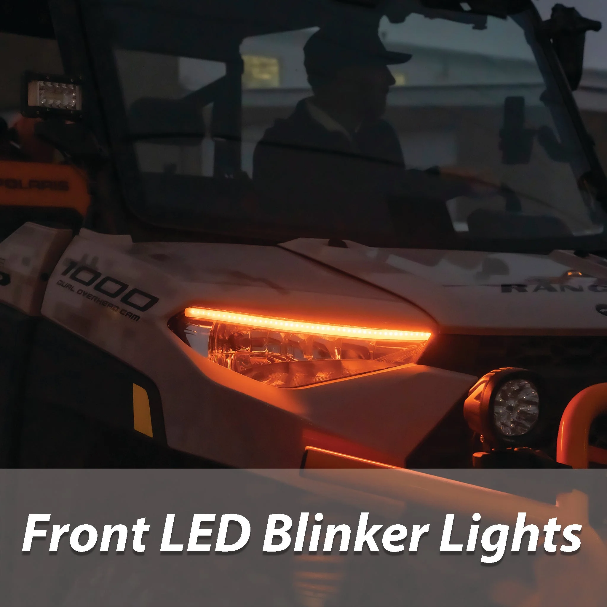 ATV-UTV TEK Elite Series UTV Street Legal kit - LED eyebrow & Running Lights - Image 4