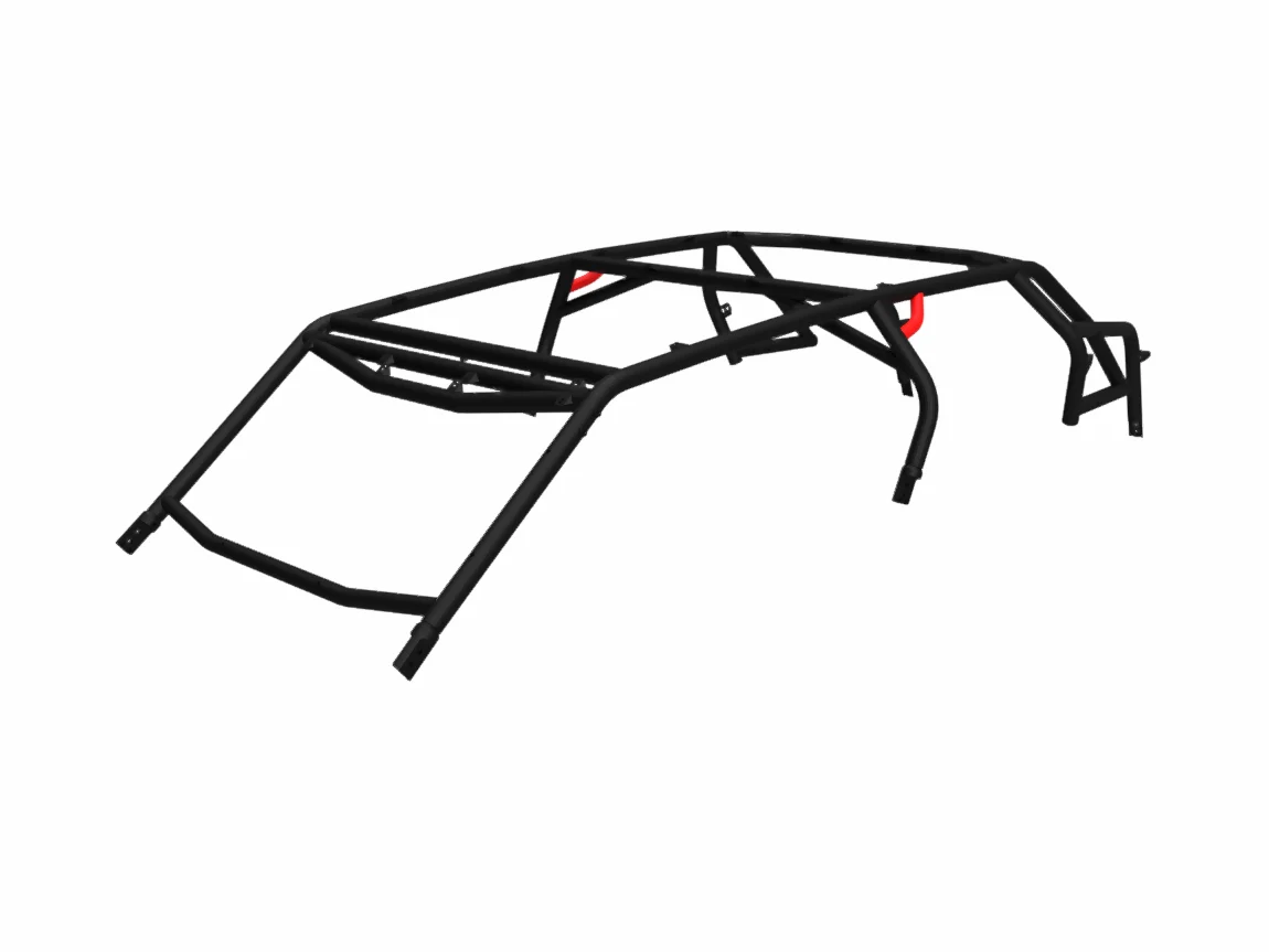 Cage Option: Rear Grab Handles, RZR Turbo R (4-Seat)
