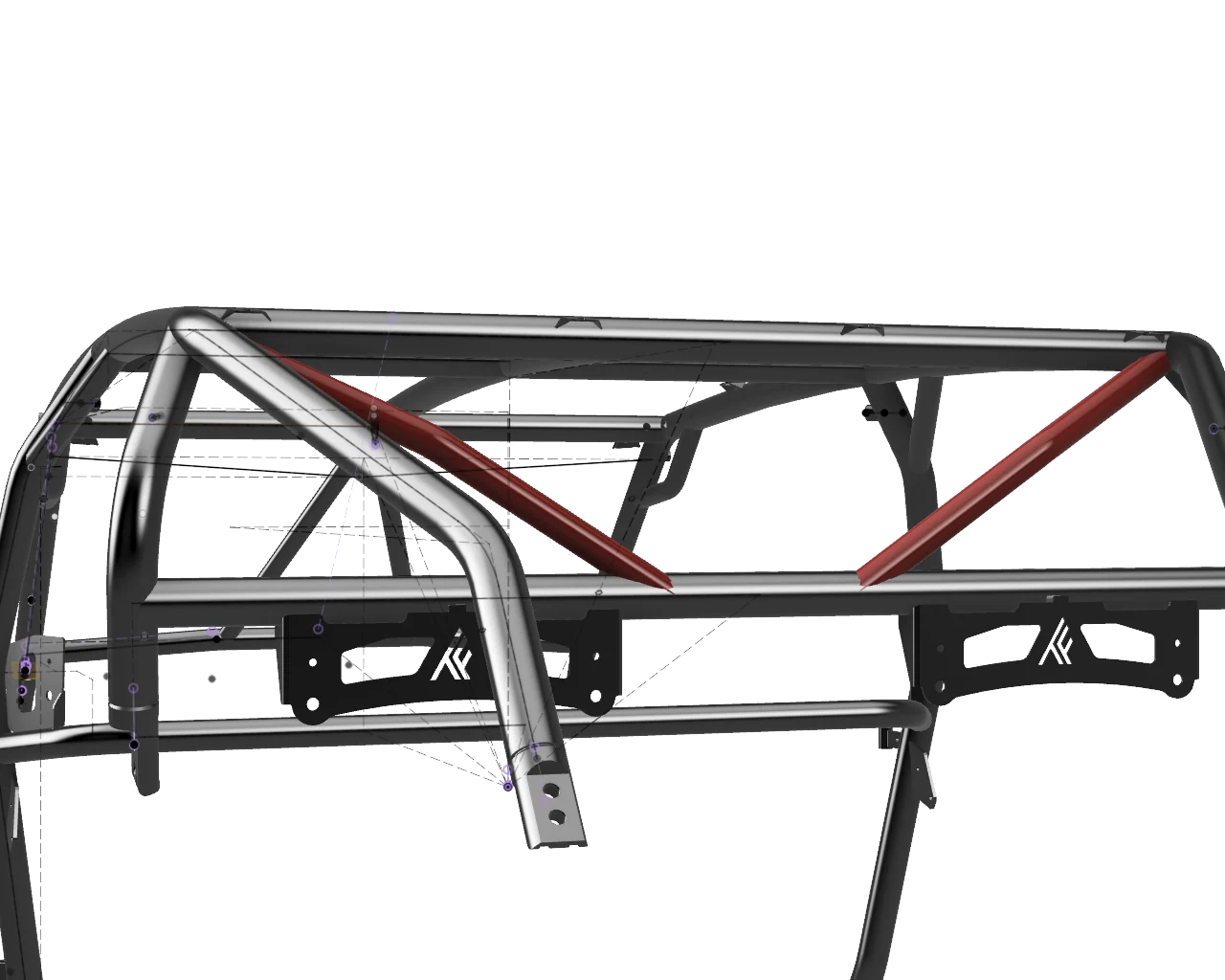 Cage Option: Rear Intrusion Bars RZR XP (4-Seat)