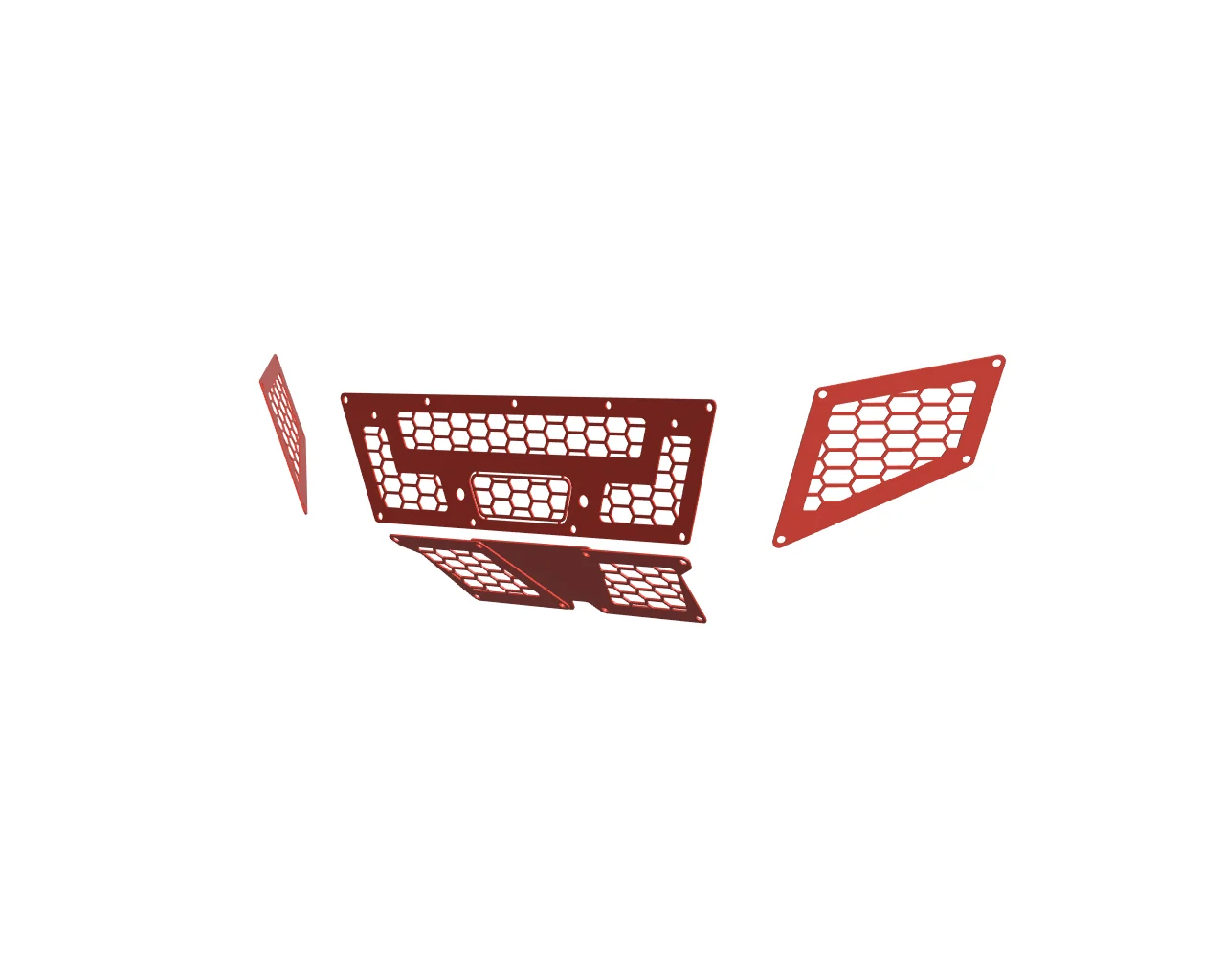 TF290501 | Can-Am Defender HD11 Front Winch Bumper Accent Panels - Image 4