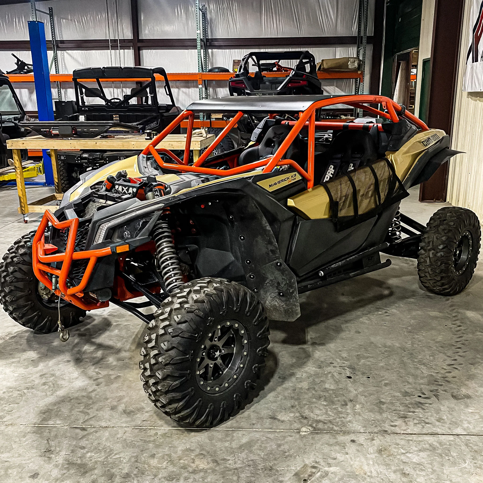 Can-Am Maverick X3 Race Roll Cage w/ Integrated Rear Bumper (2-seat) - Image 4