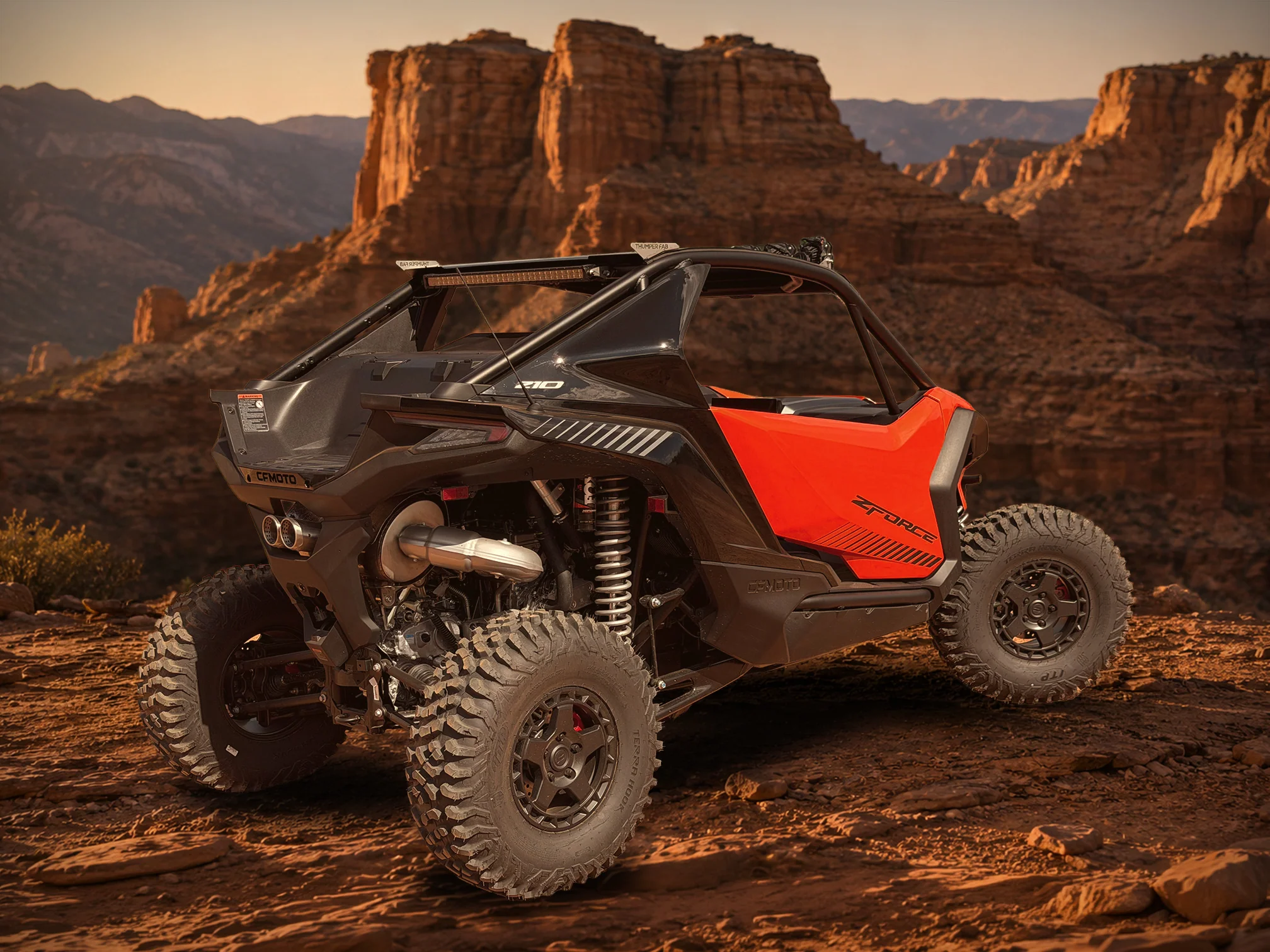 TF330402 | CFMOTO ZForce Z10 Aluminum Roof – OEM Cage (2-Seat) - Image 3
