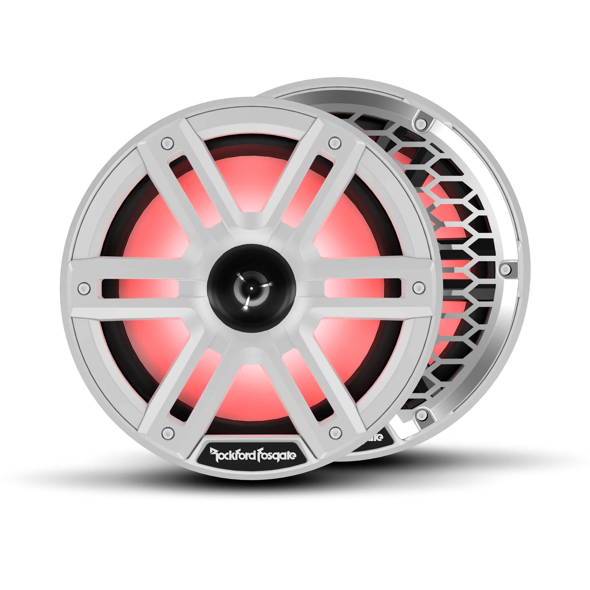 M2 8” Color Optix™ Marine 2-Way Horn Speakers (White)