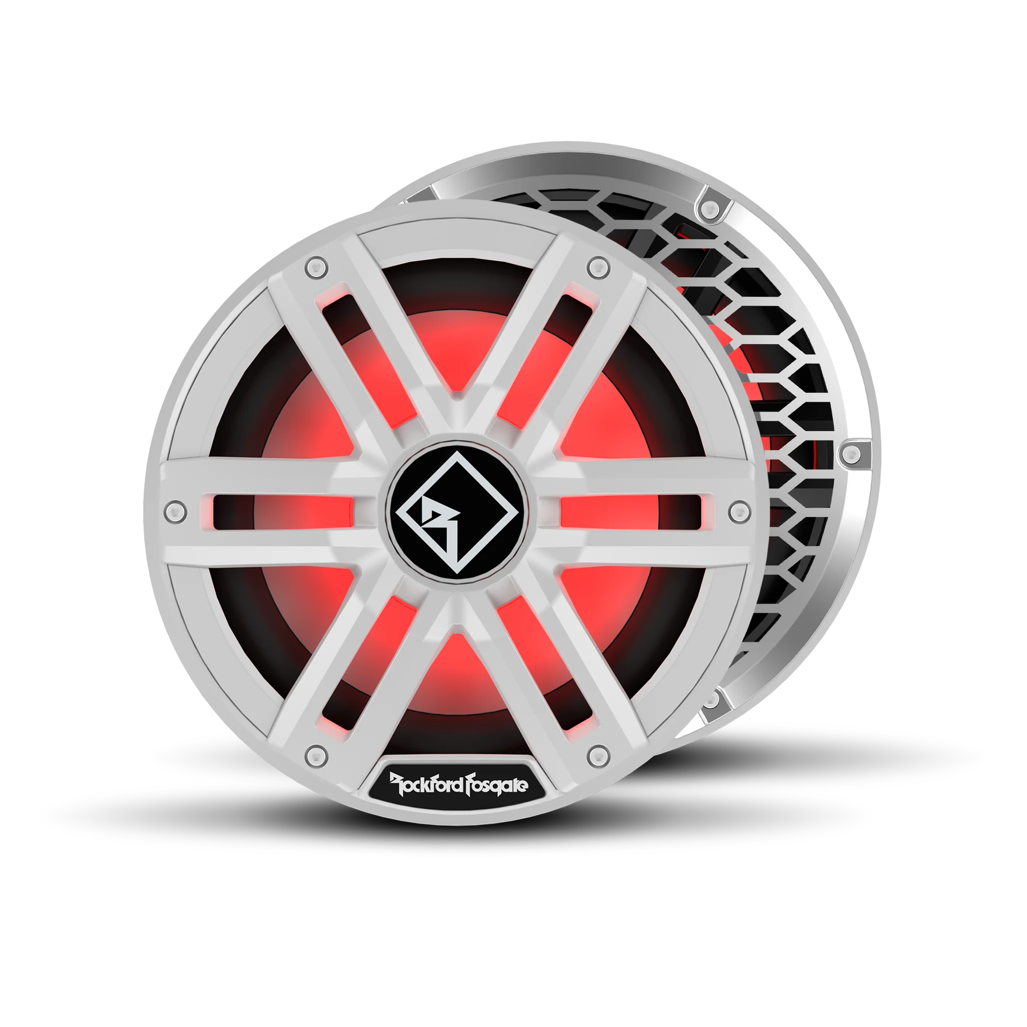 M2 10" DVC 2ohm Color Optix™ Infinite Baffle Marine Subwoofer - White