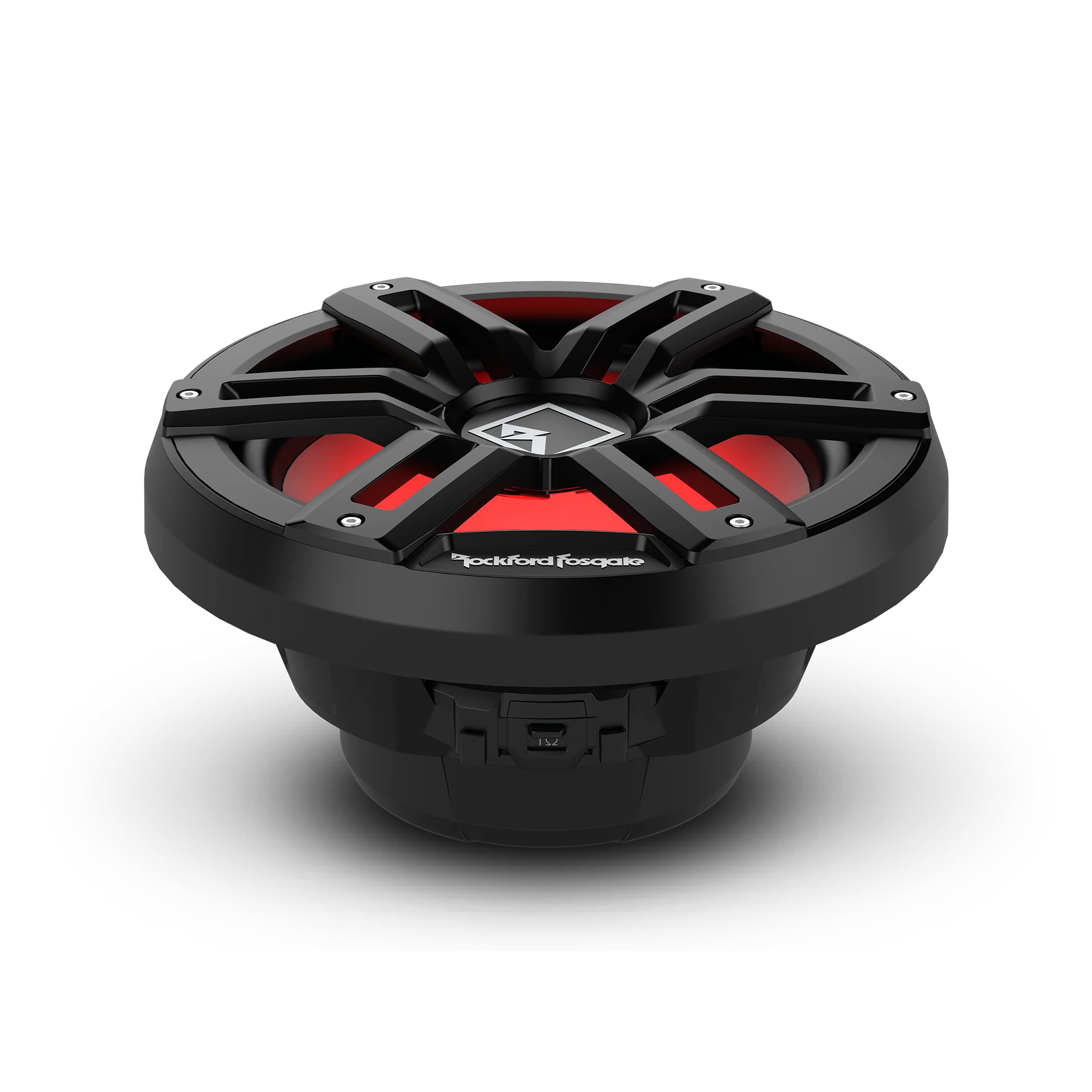 M2 12" DVC 2ohm Color Optix Sealed Enclosure Marine Subwoofer - Black - Image 4