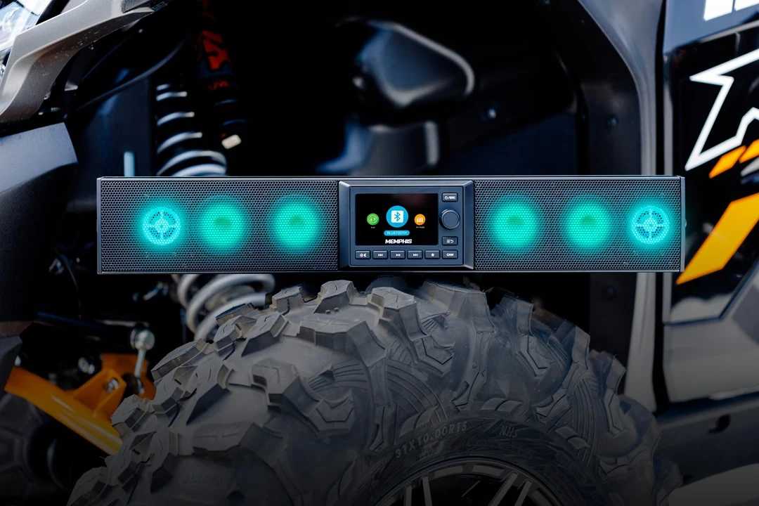 Memphis Powersports 24" Sound Bar with LED and Video Input - Image 2