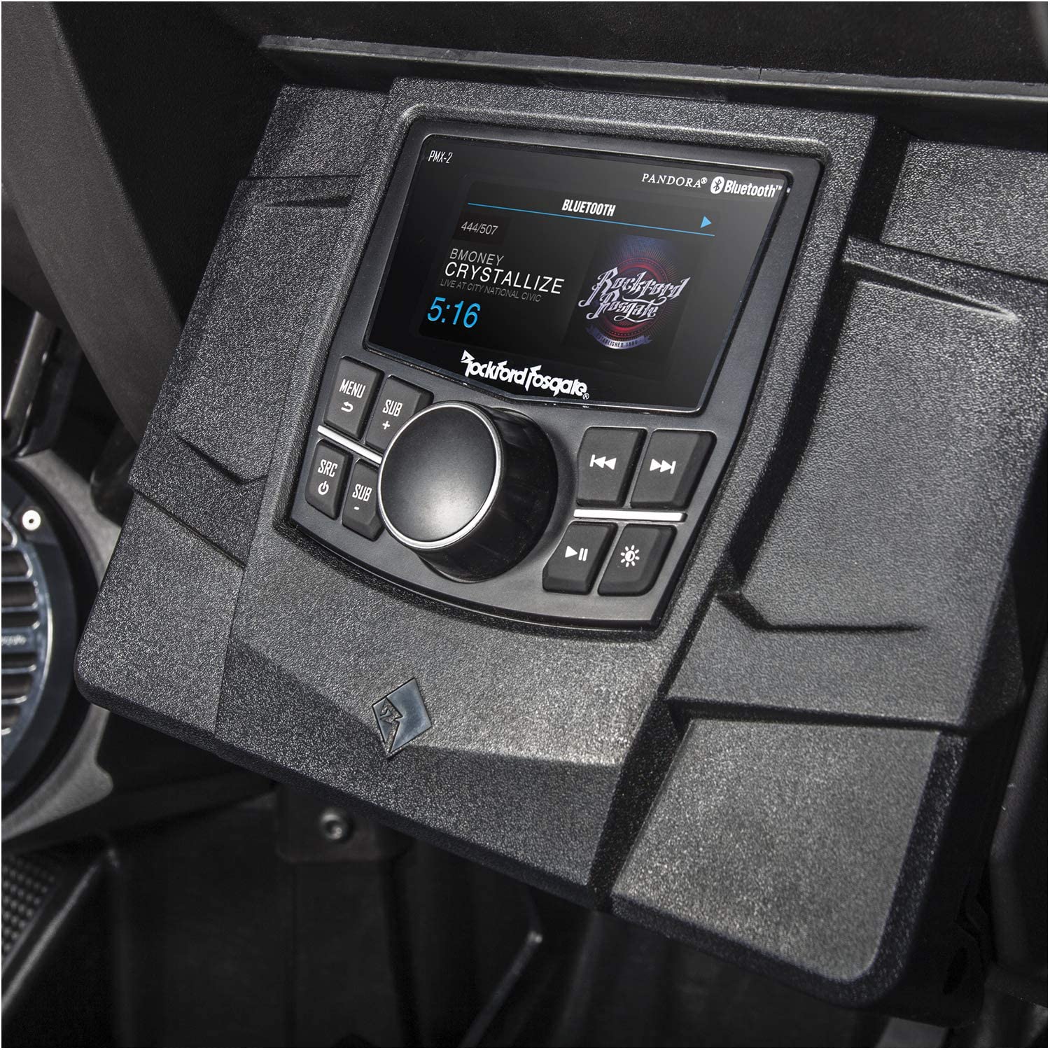 Rockford Fosgate PMX-2 Punch Marine Compact AM/FM/WB Digital Media Receiver - Image 3