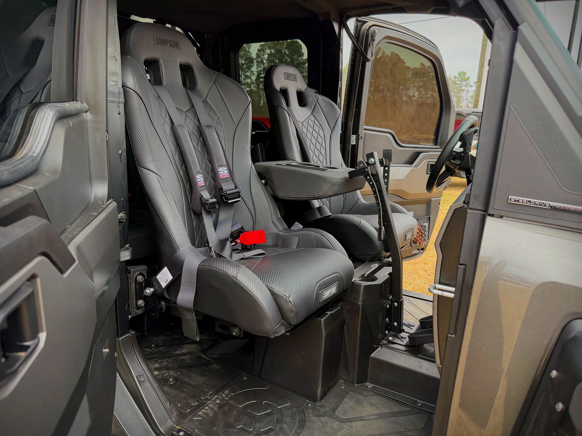 TF233201 | Polaris Ranger 1500 XD Seat Mount Kit- Simpson Racing Seats - Image 3