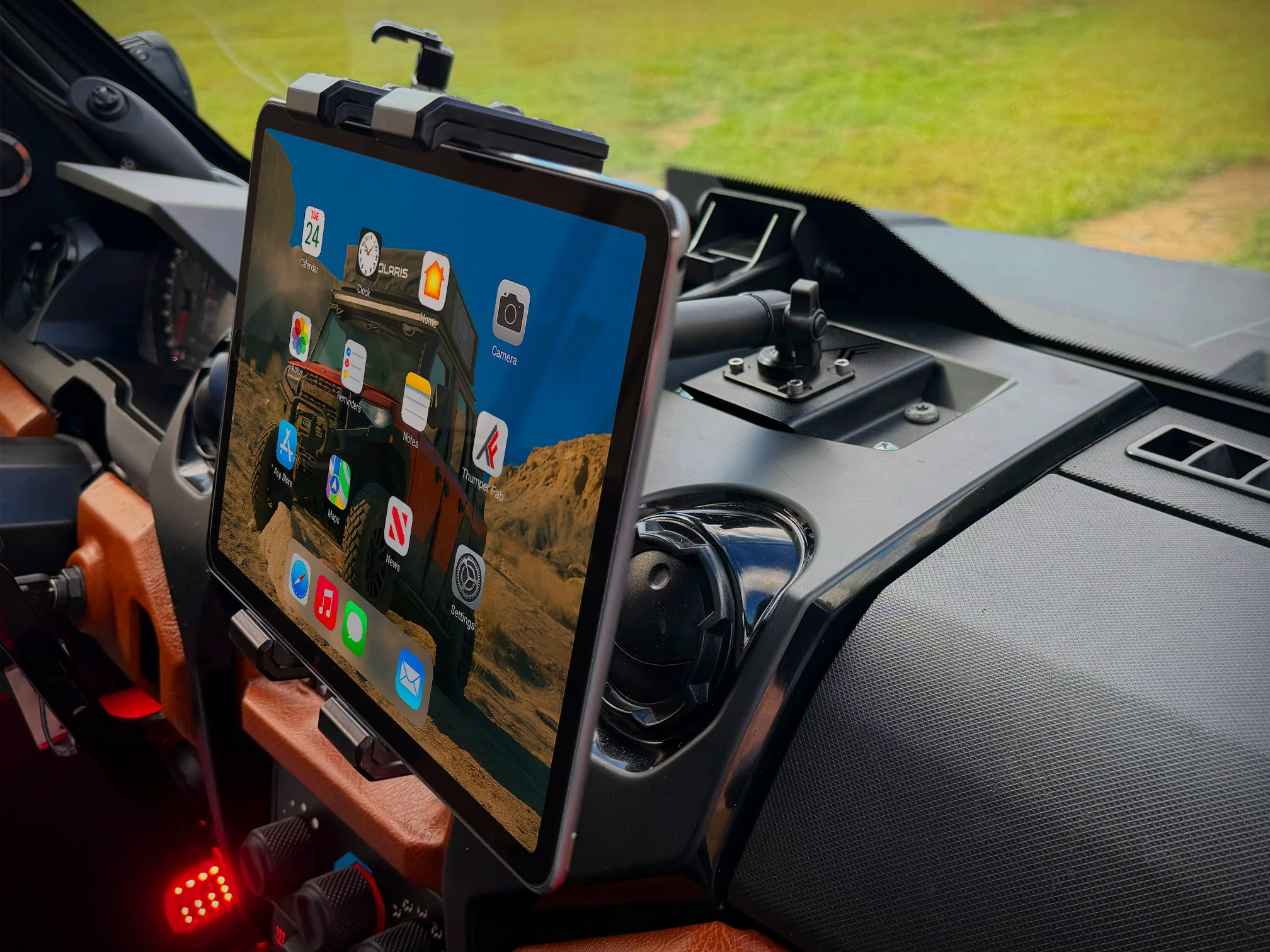 TF230909 & TF230910 | Polaris Ranger 1500 XD Tablet Dash Mount - Image 3