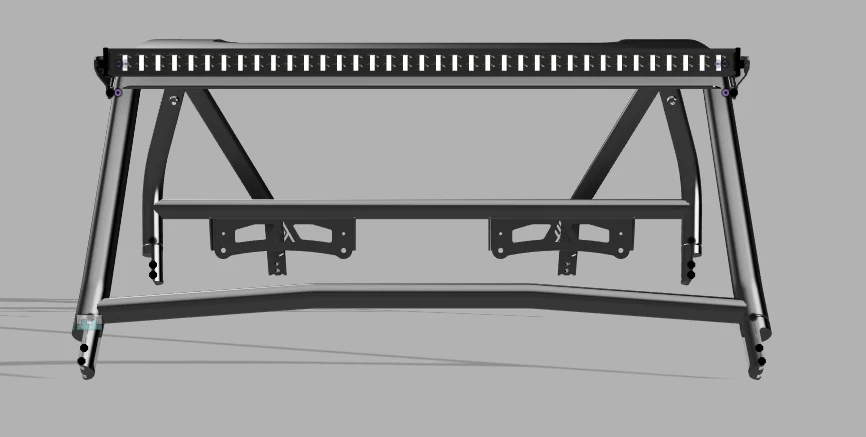 RZR XP 1000 Cage (2-Seat) 40-Inch Light Bar Brackets - Image 2