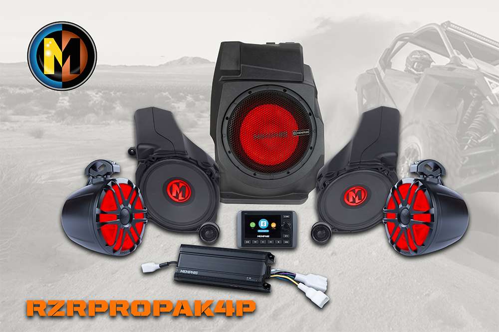 Memphis Polaris RZR PRO 4 PLUS Audio Kit (PRO XP - PRO R - TURBO R) - Image 2