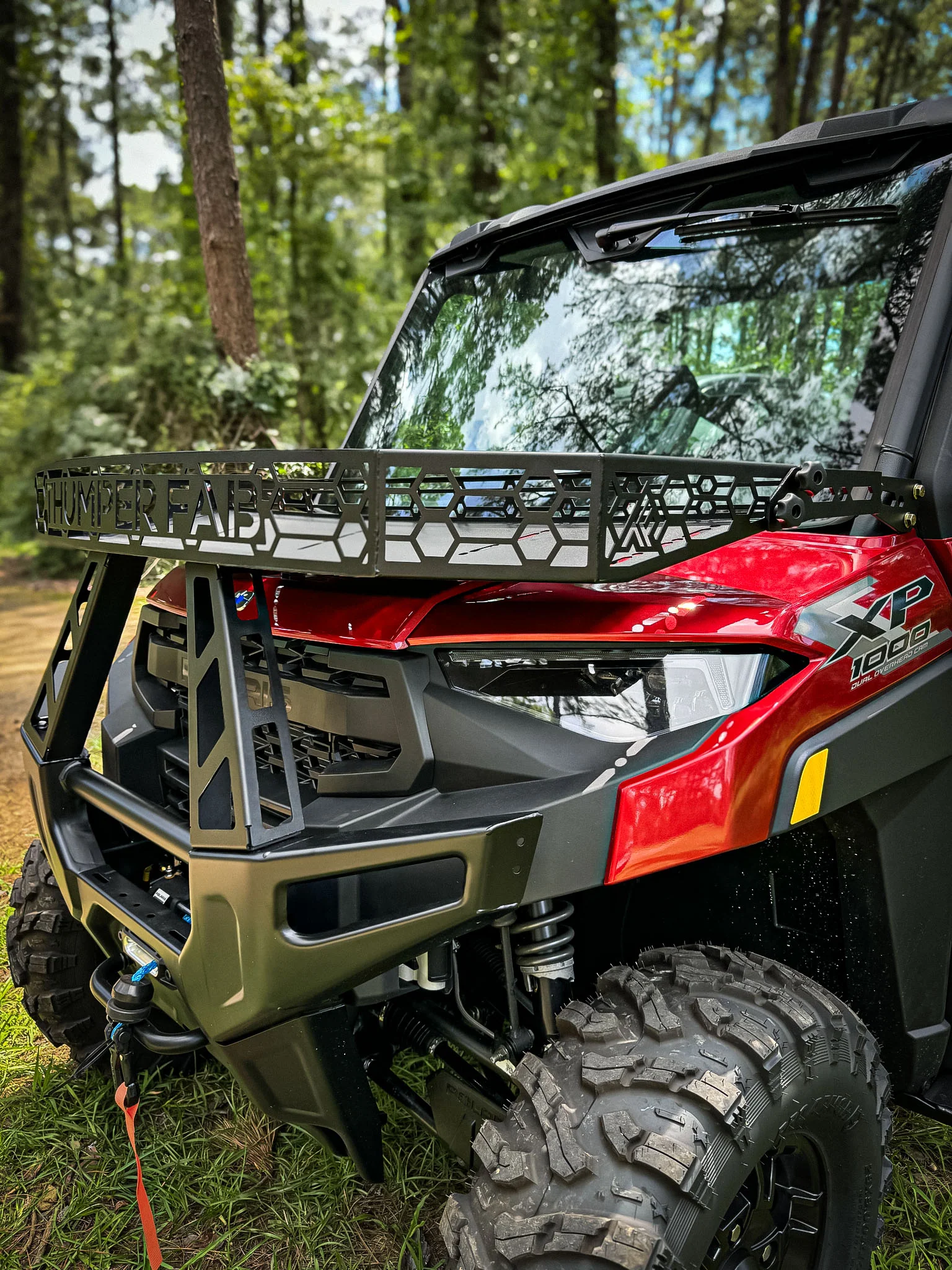 TF011906 | 25+ Polaris Ranger 1000 Hood Basket (OEM Bumper) - Image 2
