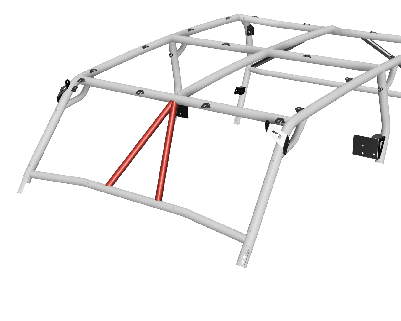 Cage Option: Front Intrusion Bars Hi-Brow Polaris General (4-Seat)