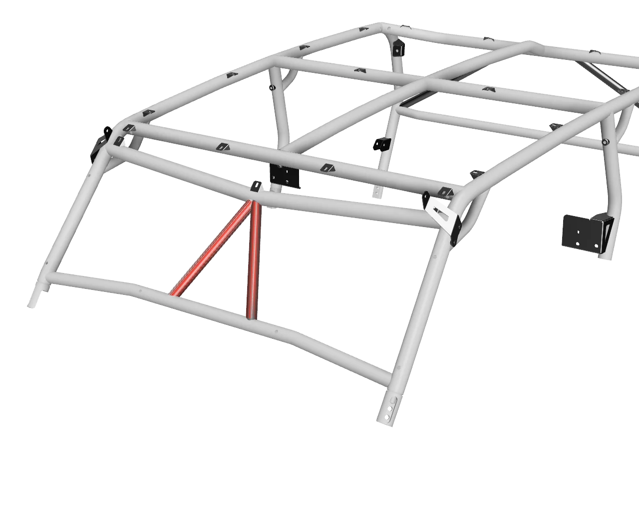 Cage Option: Front Intrusion Bars Lo-Brow Polaris General (4-Seat)