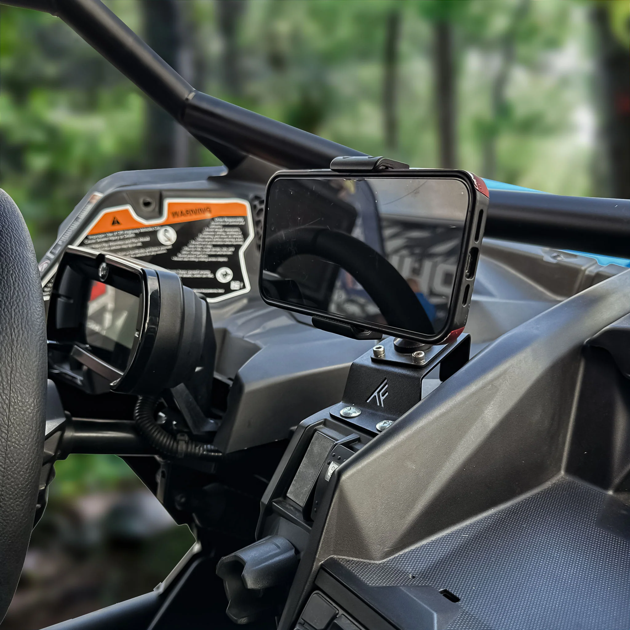 Can-Am X3 Phone Dash Mount - Driver - Image 3