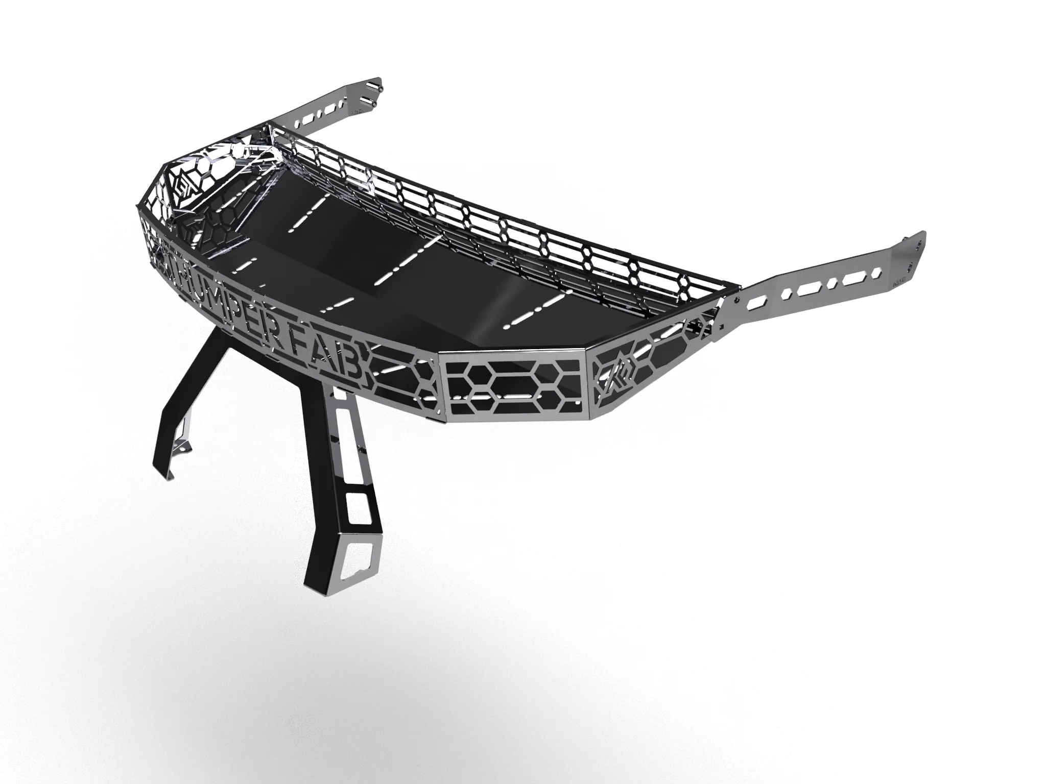 TF231903 | Polaris Ranger 1500 XD Hood Rack (OEM Bumper) - Image 4