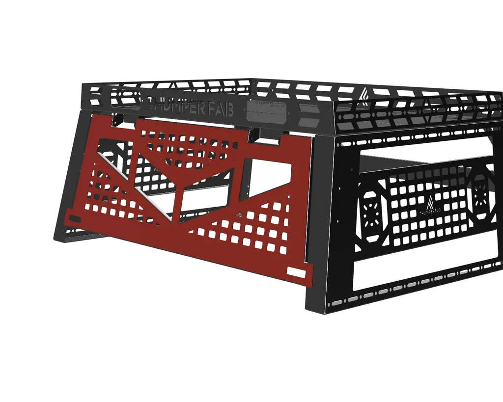 TF231906.T | Polaris Ranger 1500 XD Ultimate Bed Rack - REAR DOOR OPTION