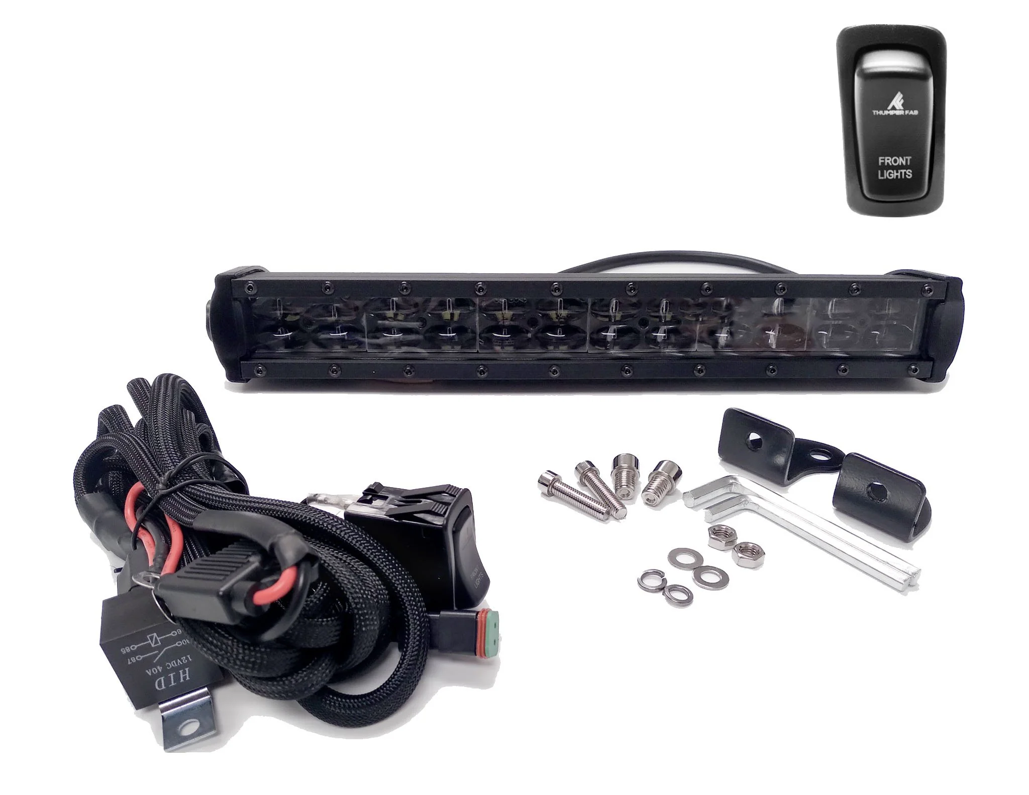 Thumper Bumper - Polaris Ranger 570 Mid Size FWB Light Kit